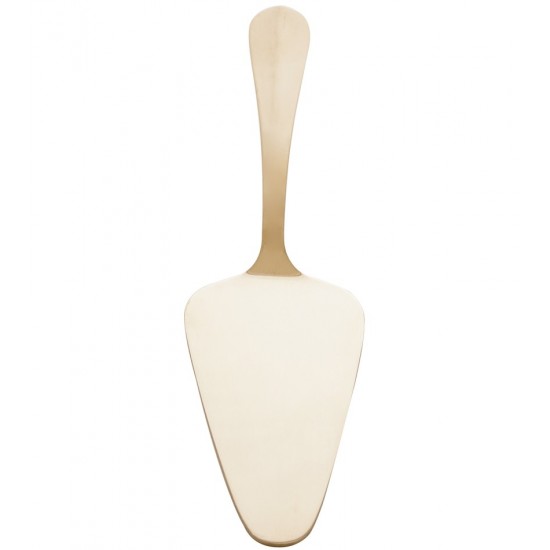 Espátula 25cm Aço Inox Para Bolo Positano Dourada